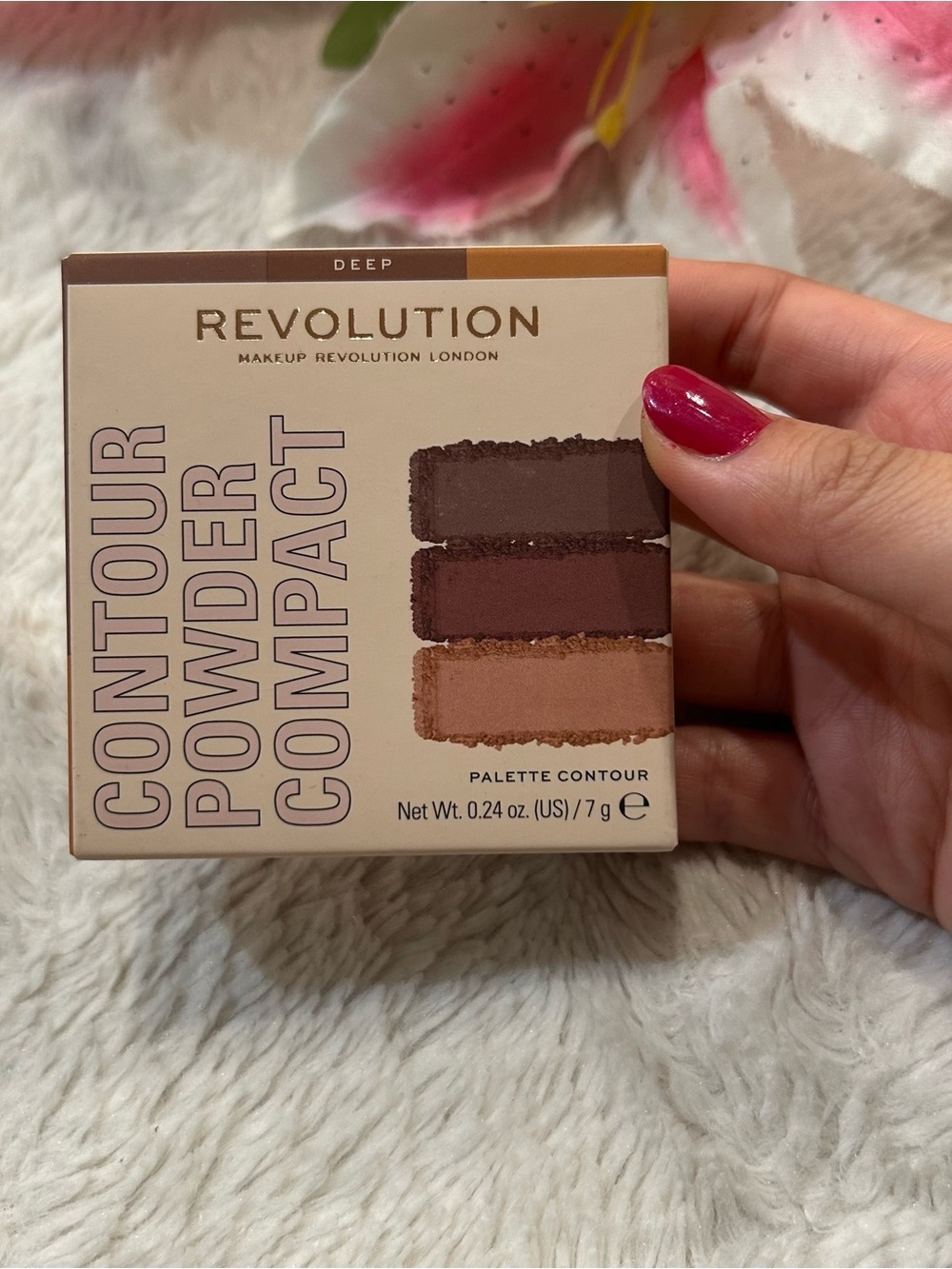 Revolution Contour Powder Compact - Deep Brown Trio